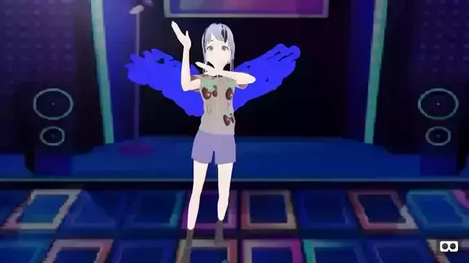 mmd model angel