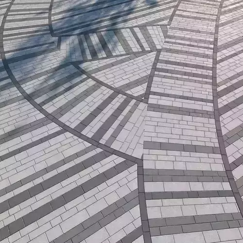 8k Large Area Linear concrete paving 01 - 3 variations Texture