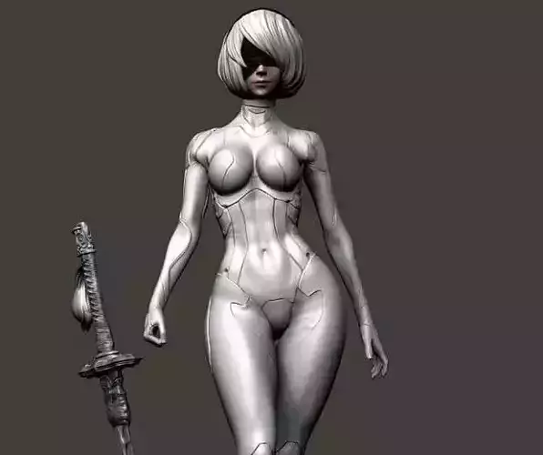 2b NIER AUTOMATA ENCHANTED 3D print model