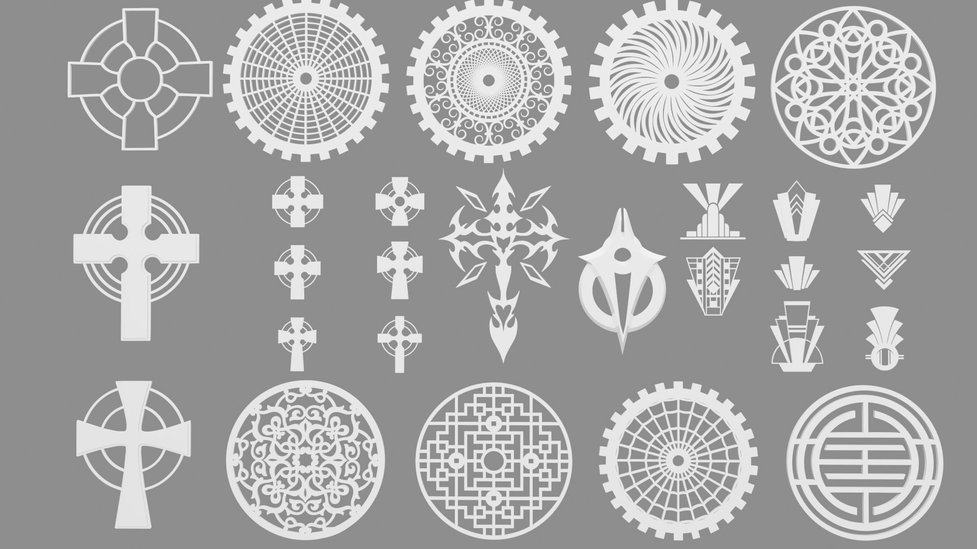 Mandala Collections 1 3D model_29