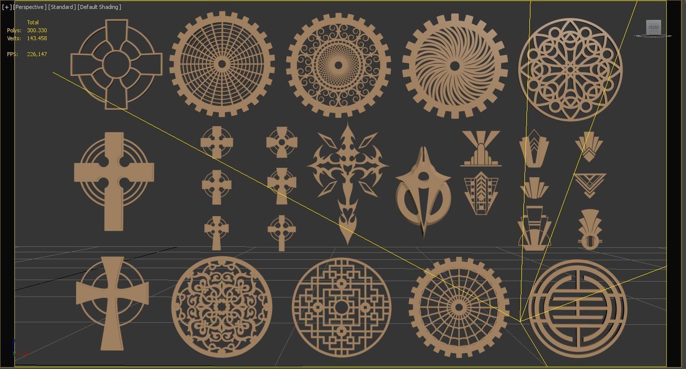 Mandala Collections 1 3D model_31