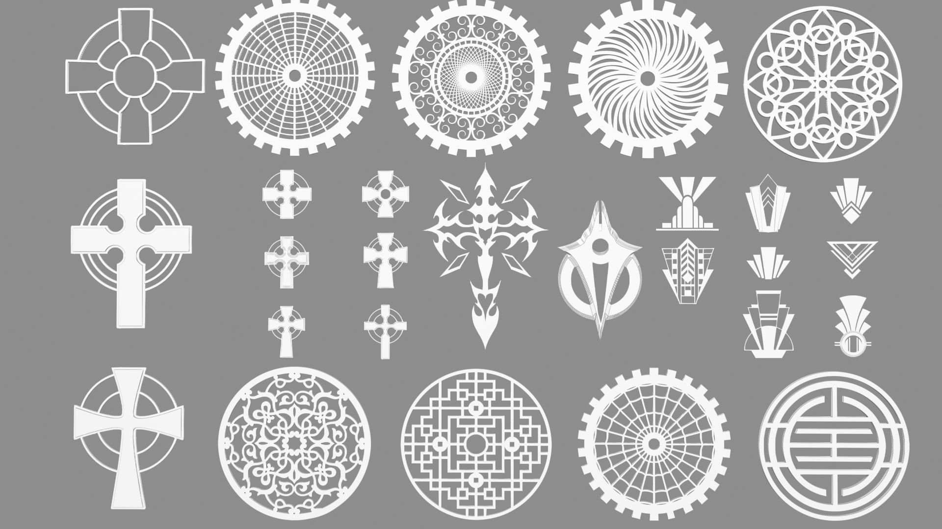 Mandala Collections 1 3D model_30