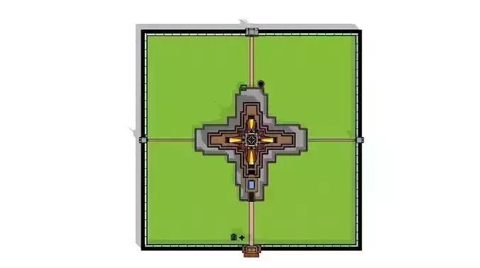 Conceptual Model of Paharpur Buddhist Temple Bangladesh 