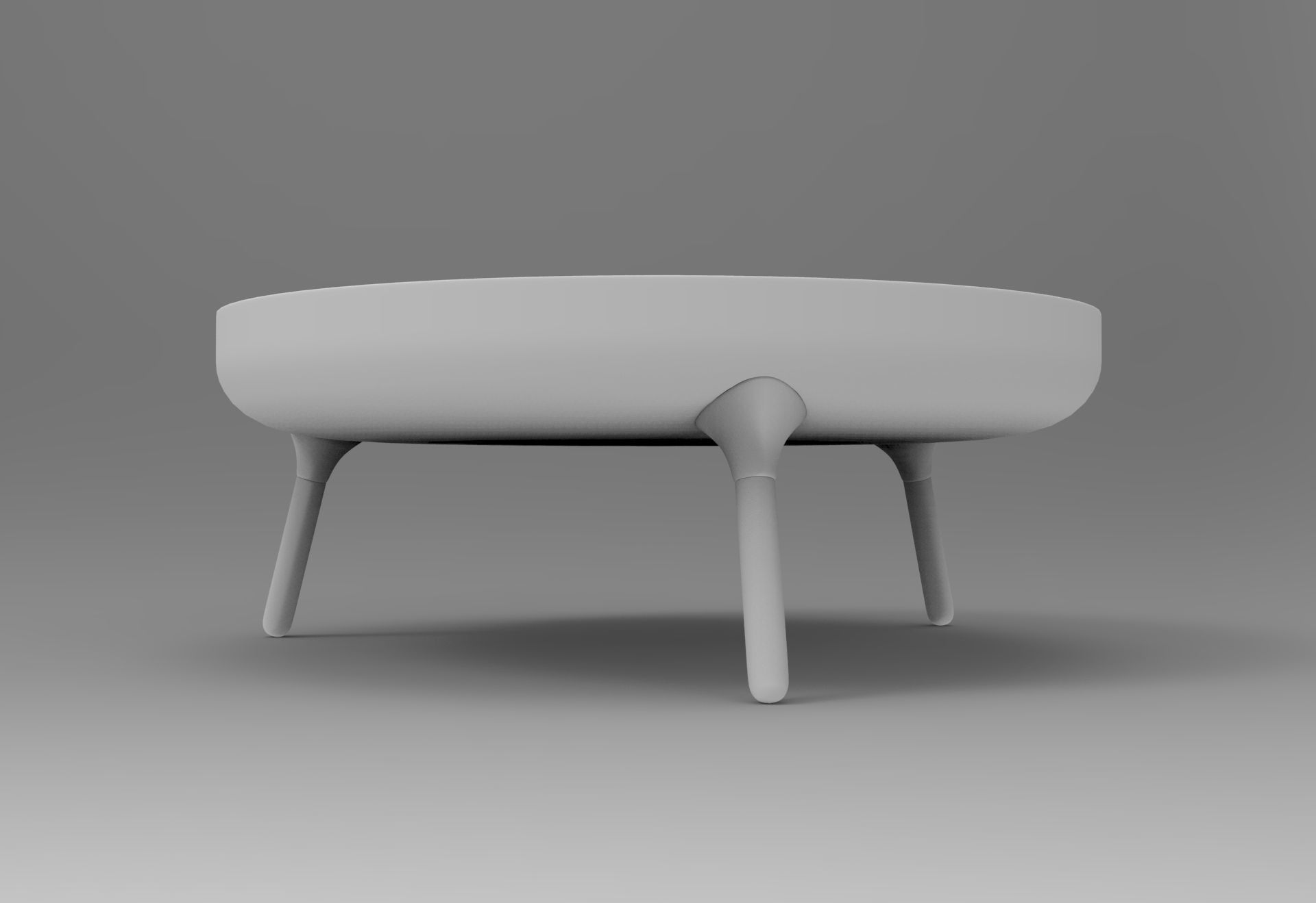 Fire Bowl Low-poly 3D model_7