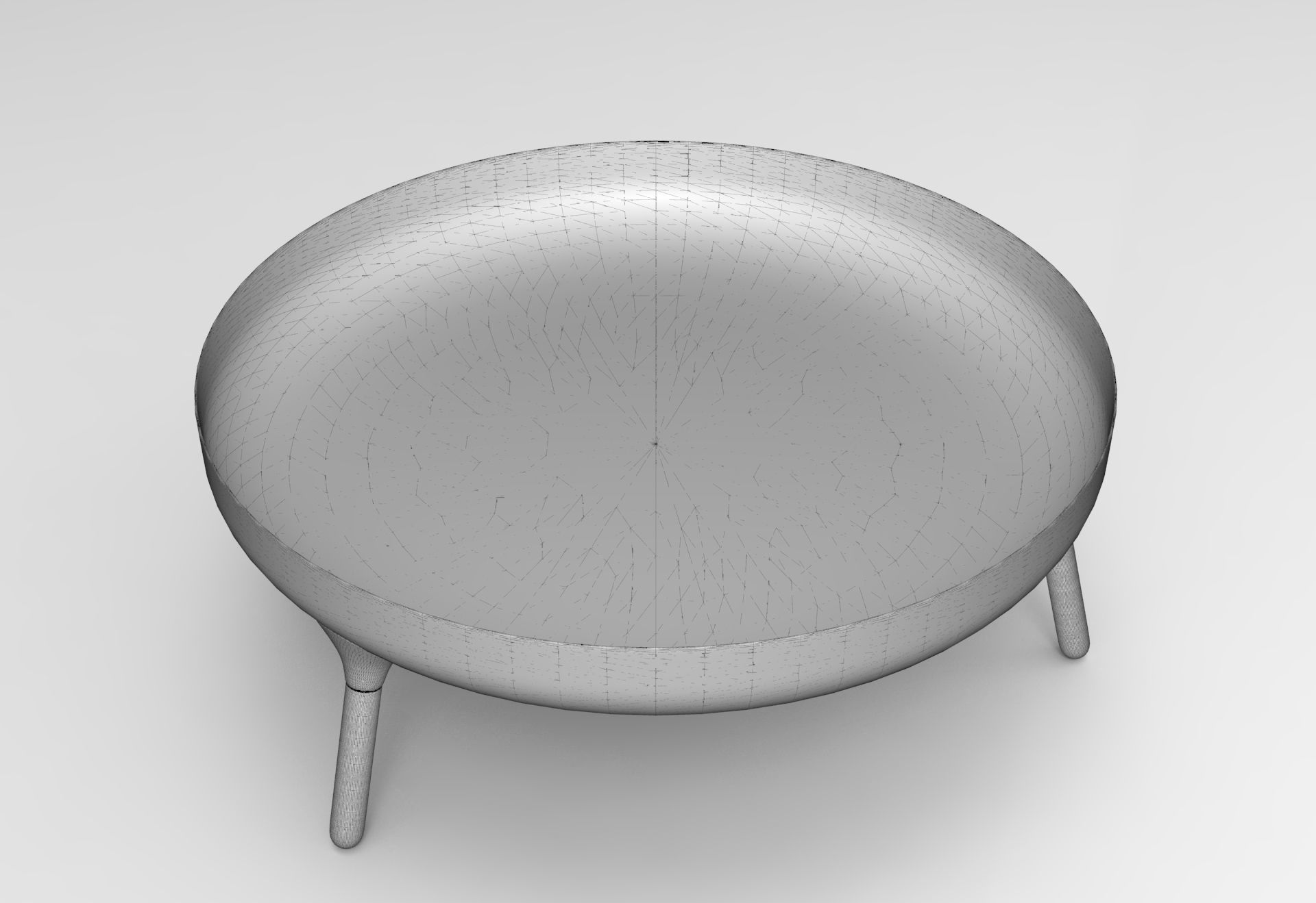 Fire Bowl Low-poly 3D model_5