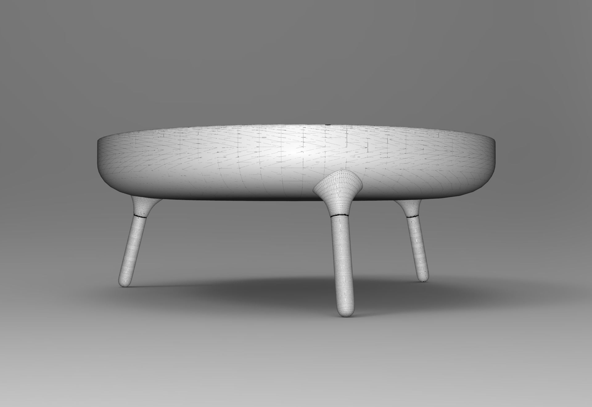 Fire Bowl Low-poly 3D model_6