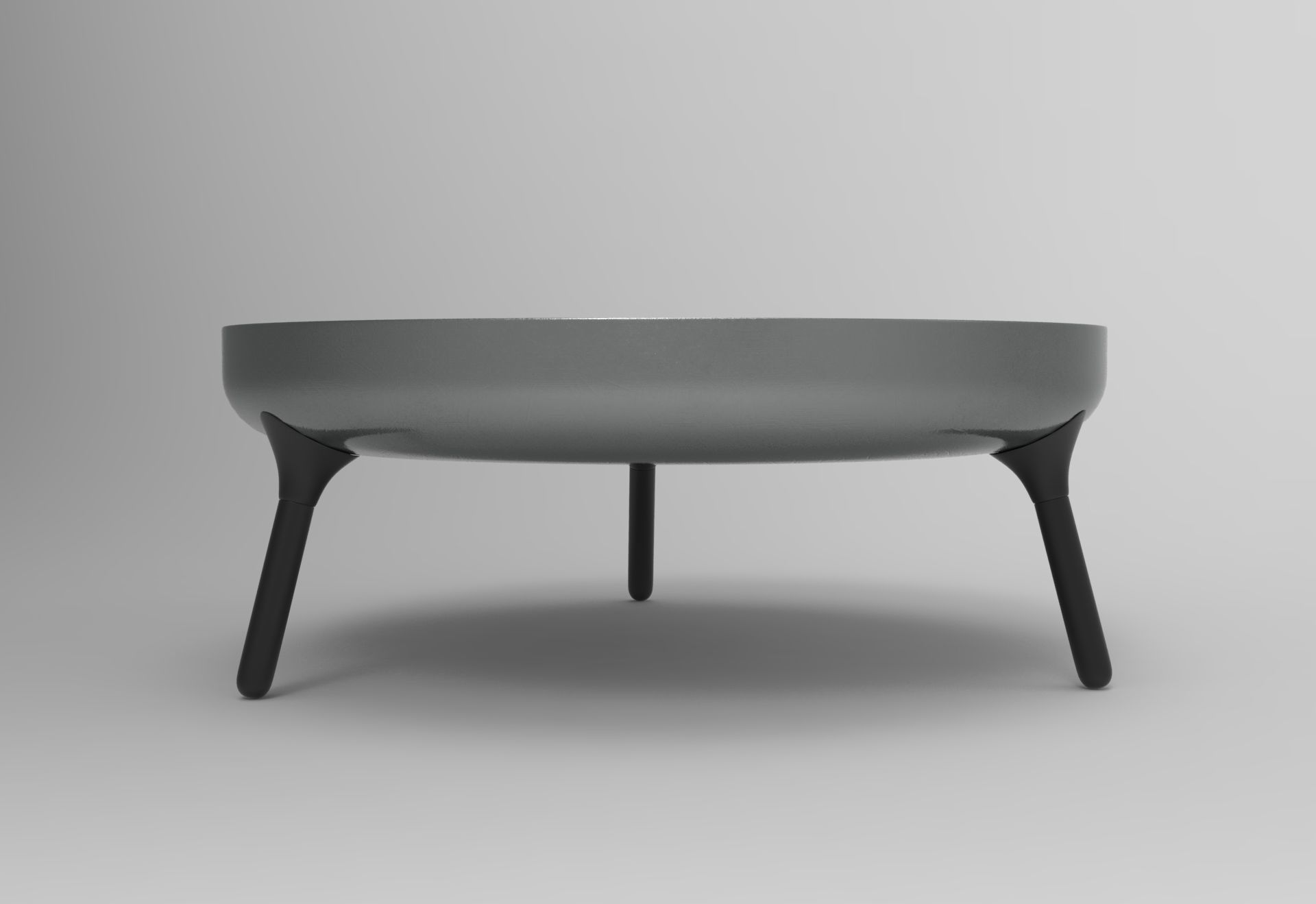 Fire Bowl Low-poly 3D model_4