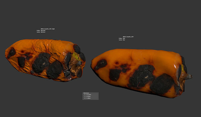 Paprika 3D model 6