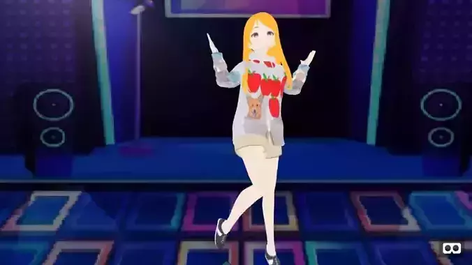 mmd model angel