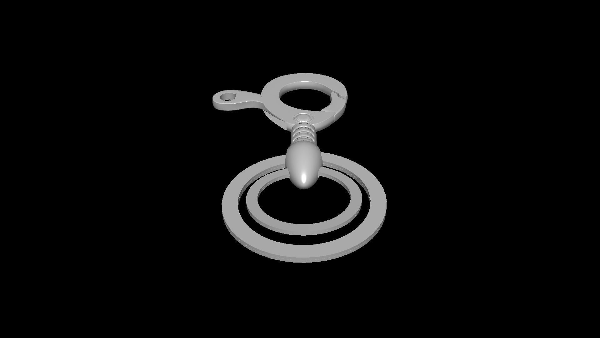 KEY HOLDER Low-poly 3D model_10