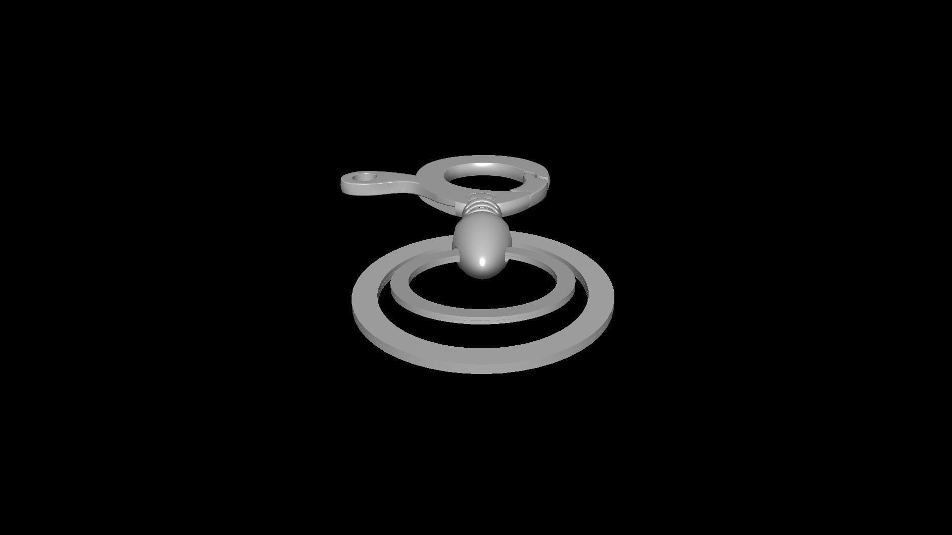 KEY HOLDER Low-poly 3D model_11