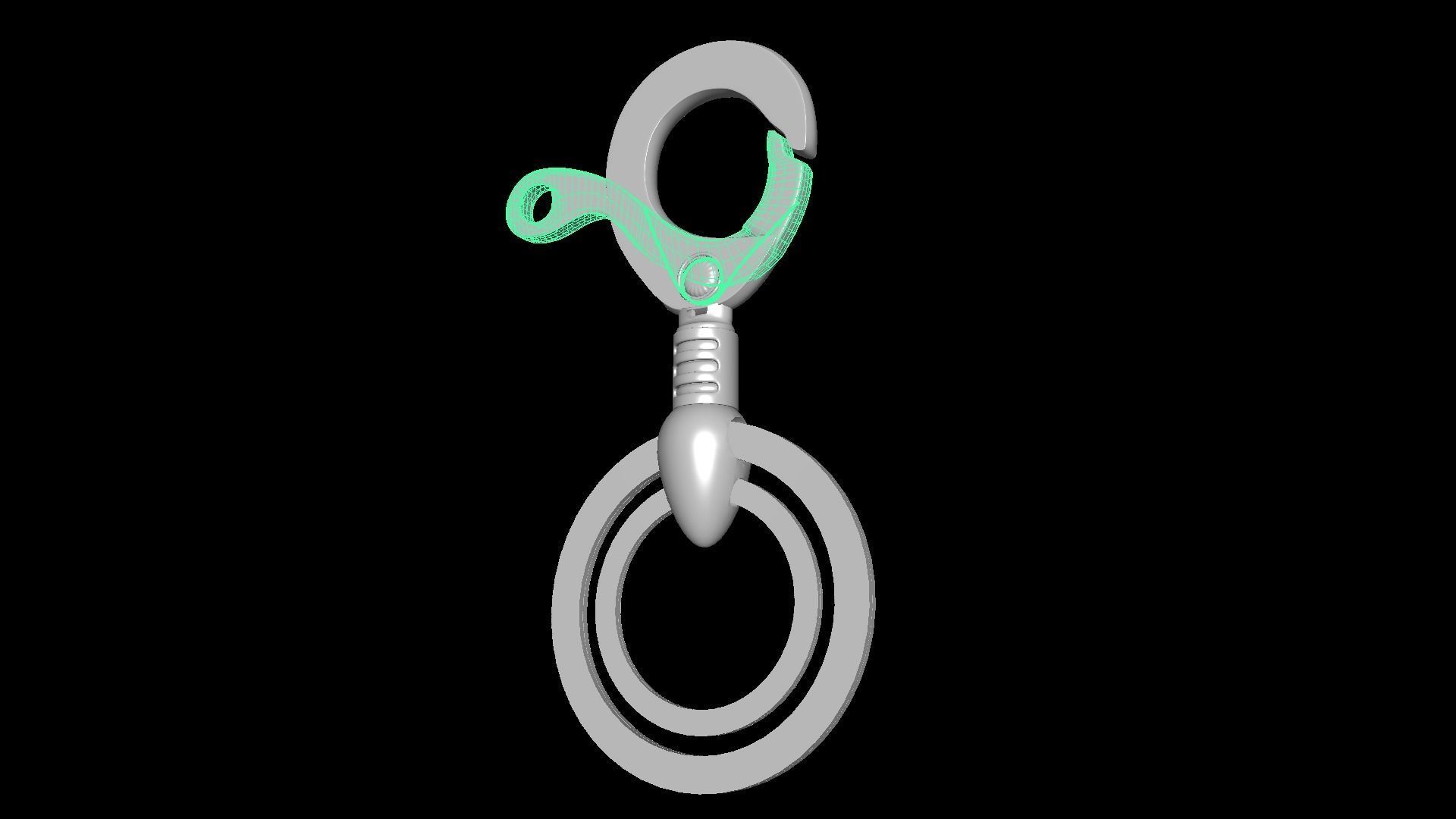 KEY HOLDER Low-poly 3D model_2