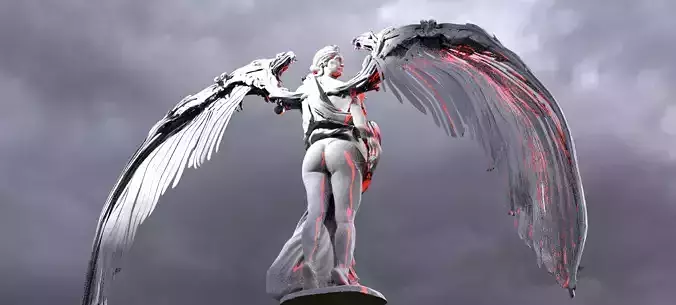 Fallen Angel Ark Wings  3D model
