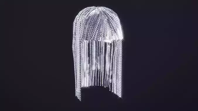 Diamond Wig 3D model