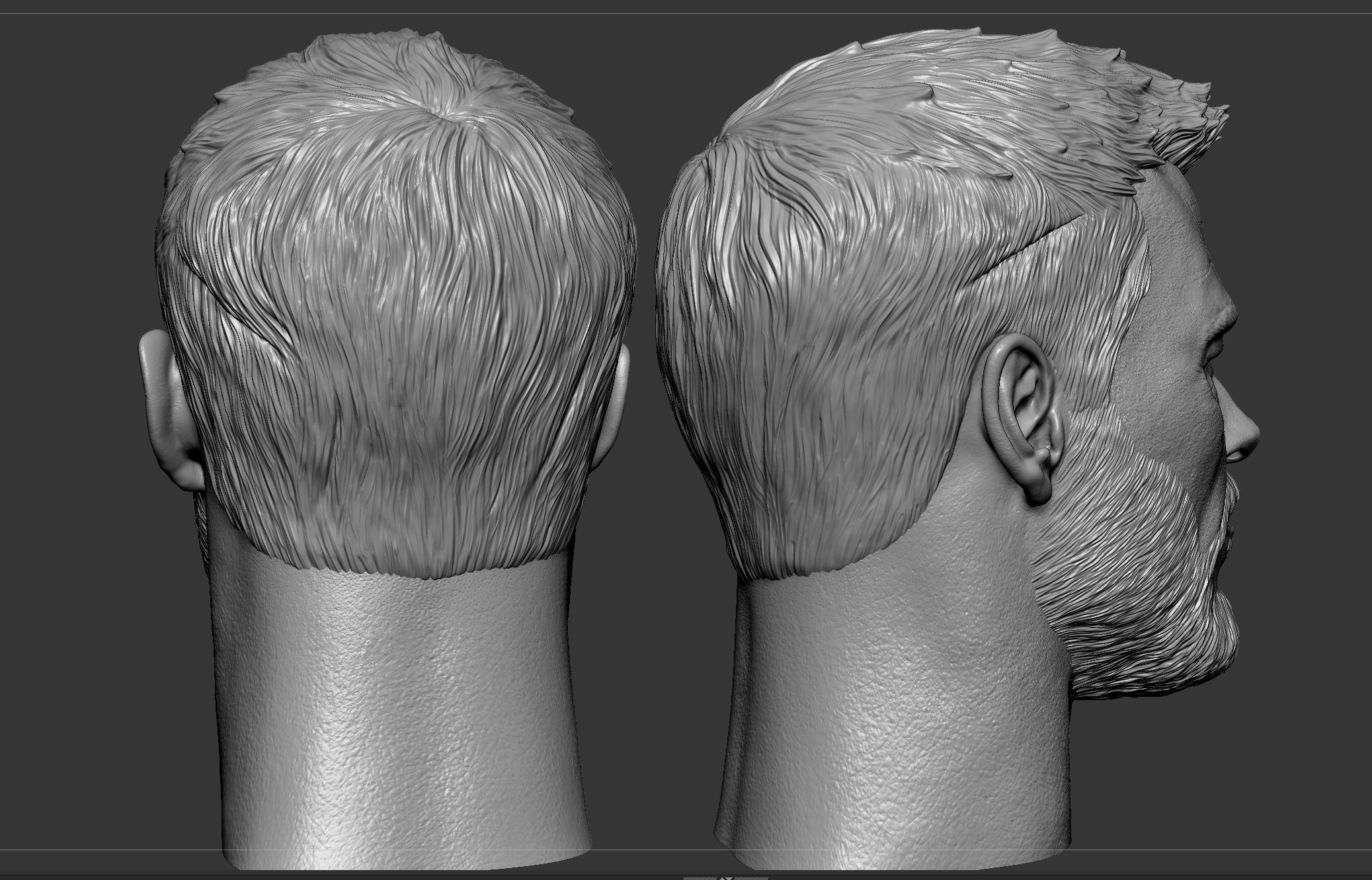 Thor- Chris Hemsworth Head 3D print model_6