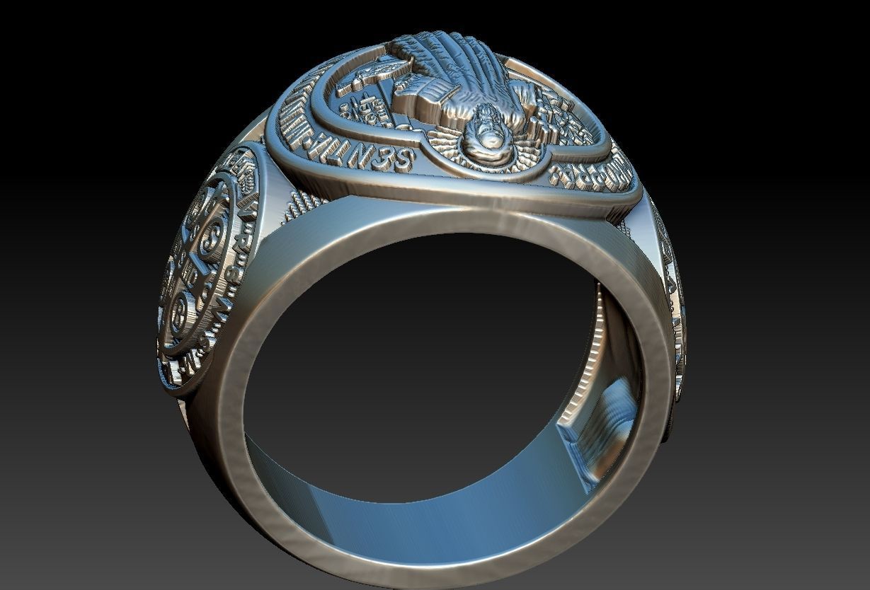 Saint Benedict Ring - Sao Bento  3D print model_16