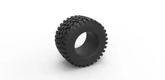 Offroad tire 44 Scale 1 to 25