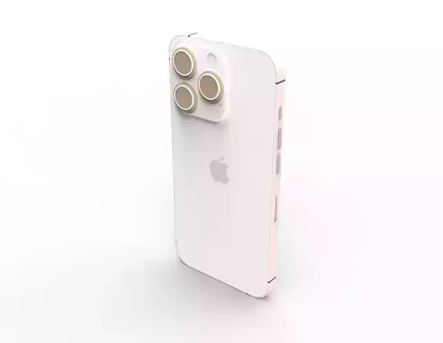 Apple-iPhone-14-Pro iphone with two camera lenses 3D print model