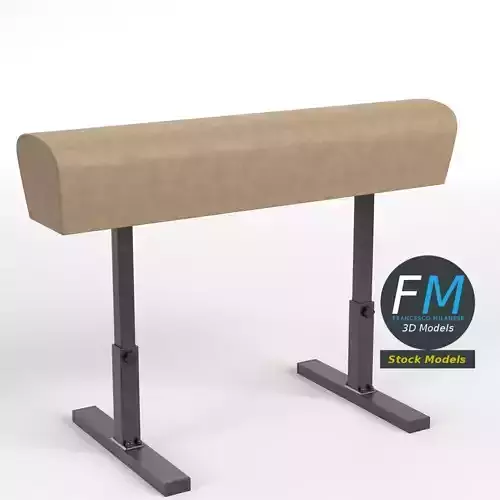 Vaulting horse 3D model