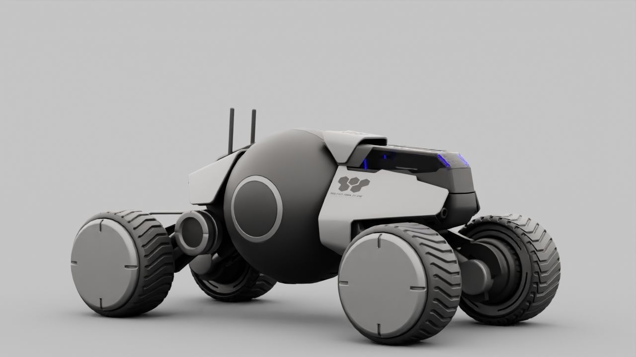 Planet Explorer Mega Truck  rigged 3D model_2