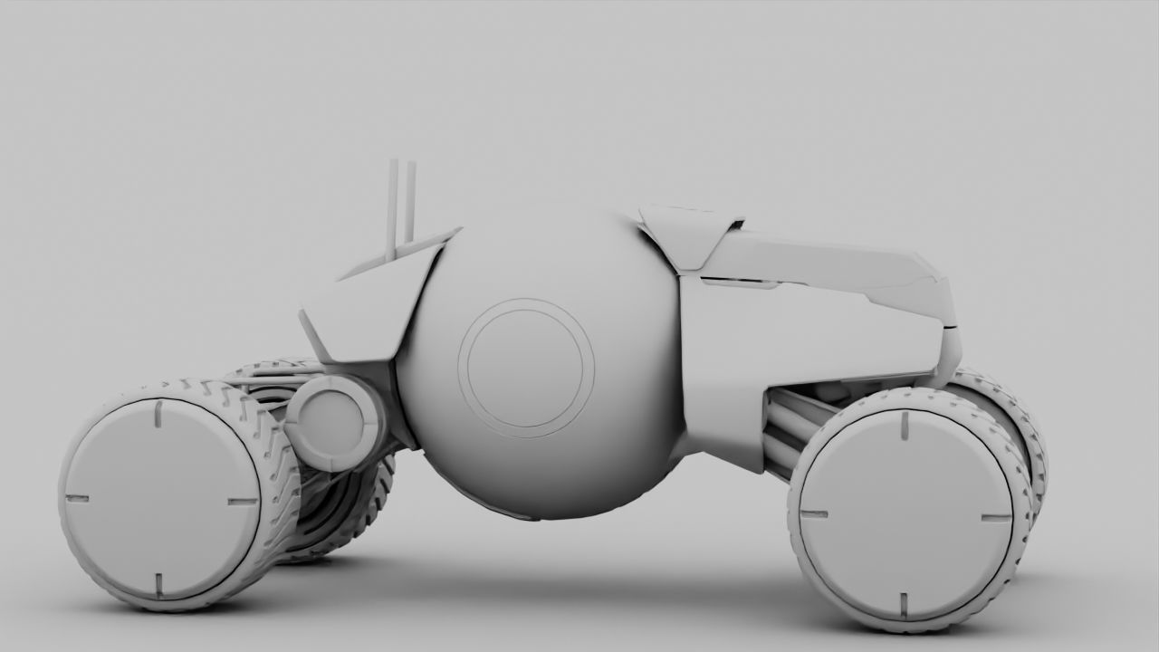 Planet Explorer Mega Truck  rigged 3D model_36