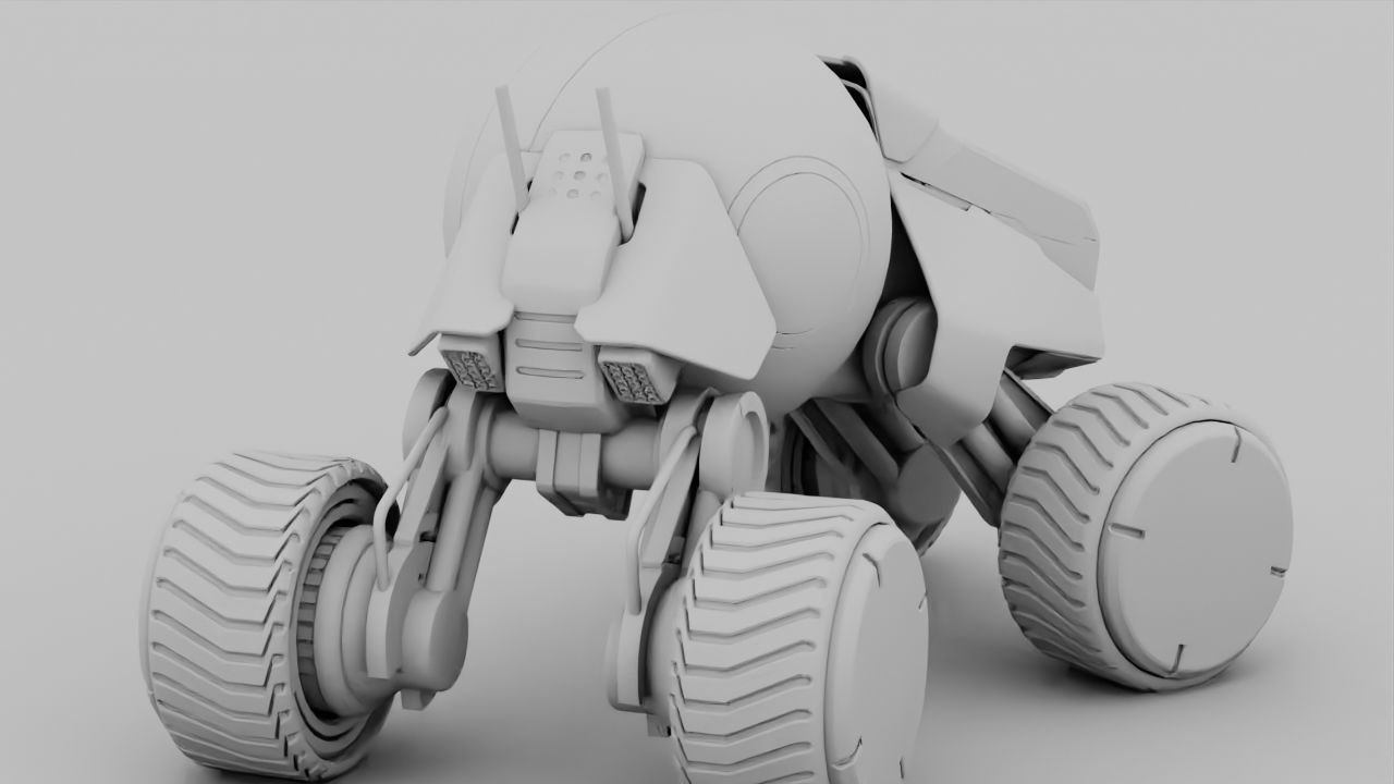 Planet Explorer Mega Truck  rigged 3D model_34