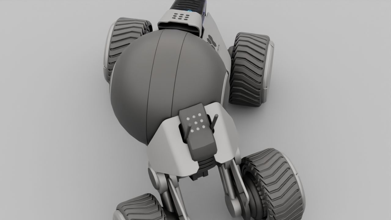 Planet Explorer Mega Truck  rigged 3D model_22