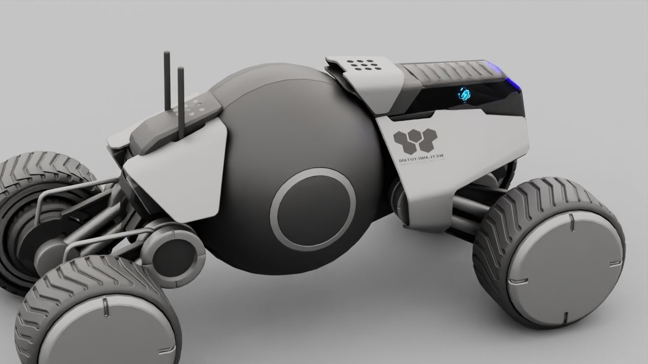 Planet Explorer Mega Truck  rigged 3D model_14