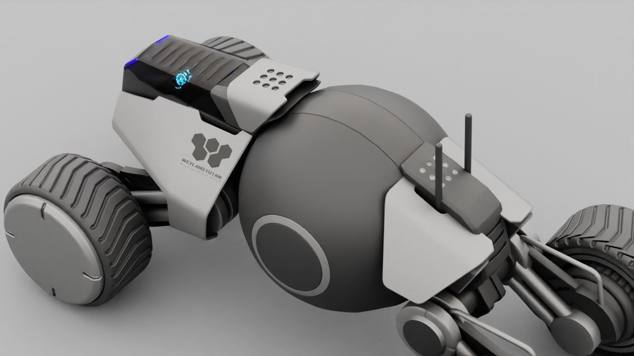 Planet Explorer Mega Truck  rigged 3D model_10