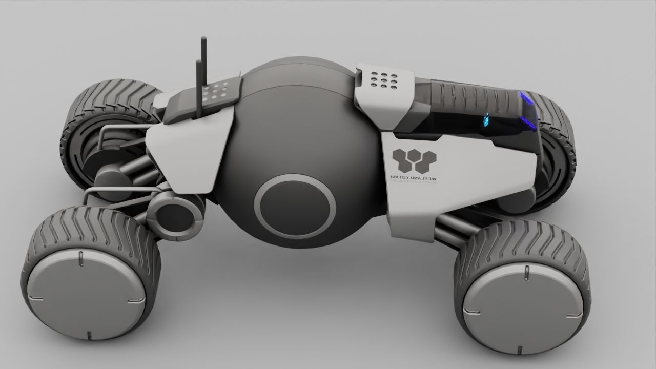 Planet Explorer Mega Truck  rigged 3D model_15