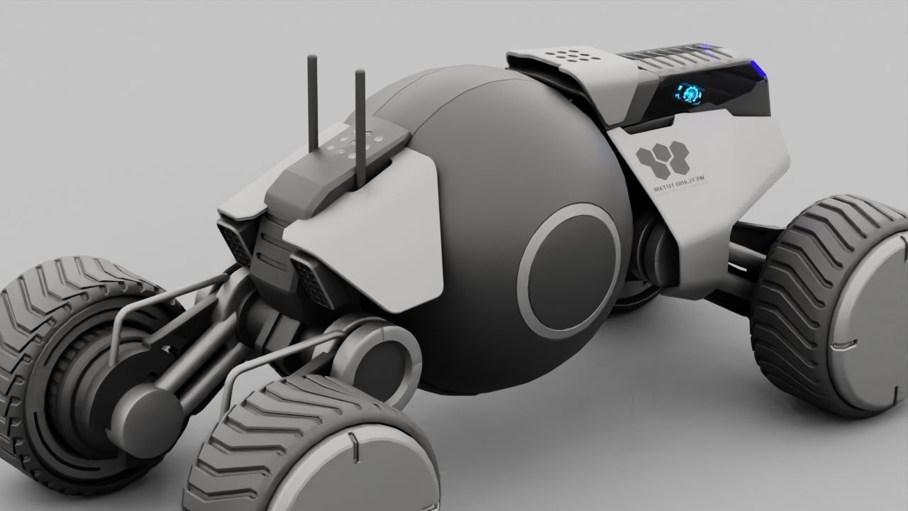 Planet Explorer Mega Truck  rigged 3D model_13