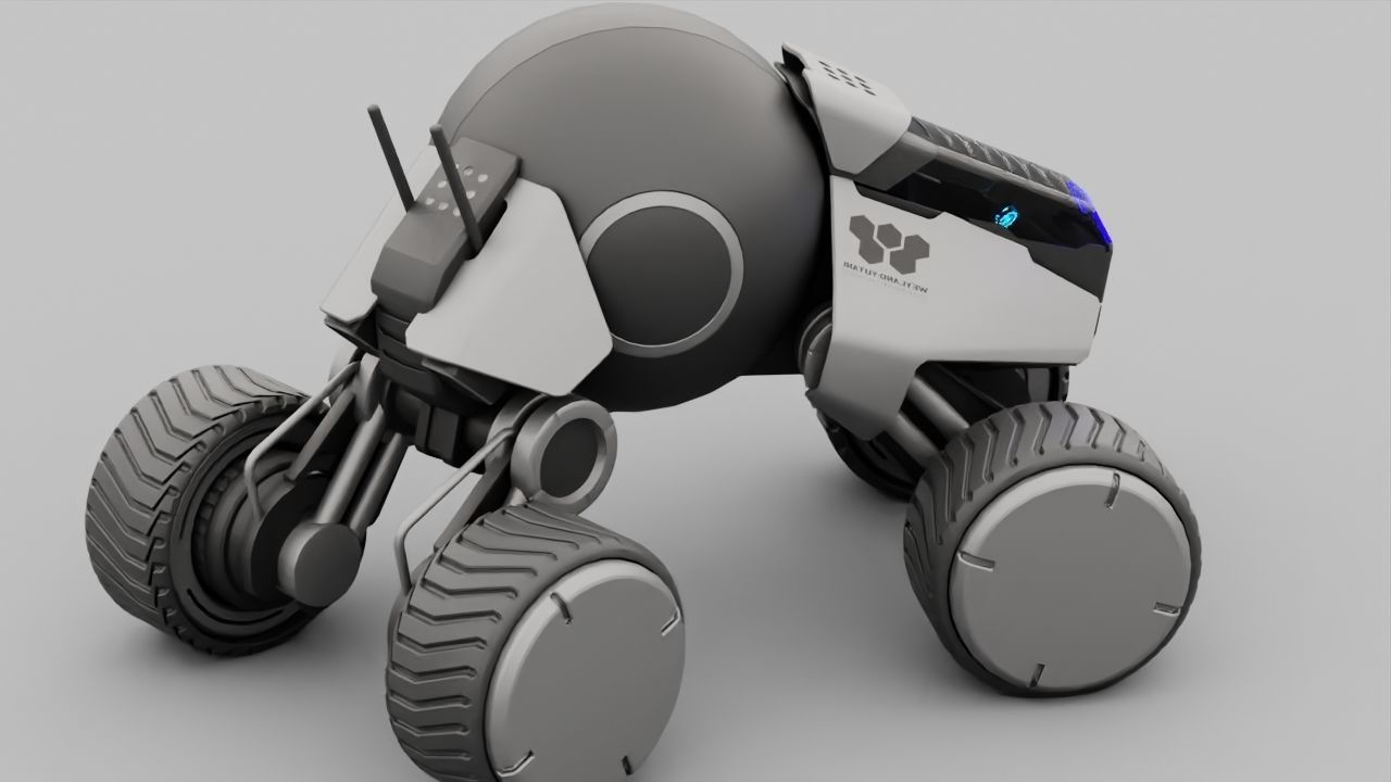 Planet Explorer Mega Truck  rigged 3D model_24