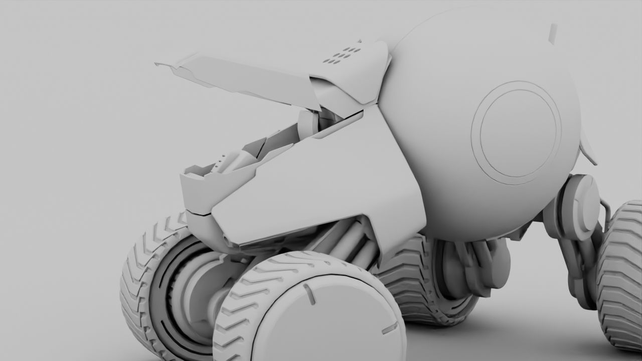 Planet Explorer Mega Truck  rigged 3D model_32