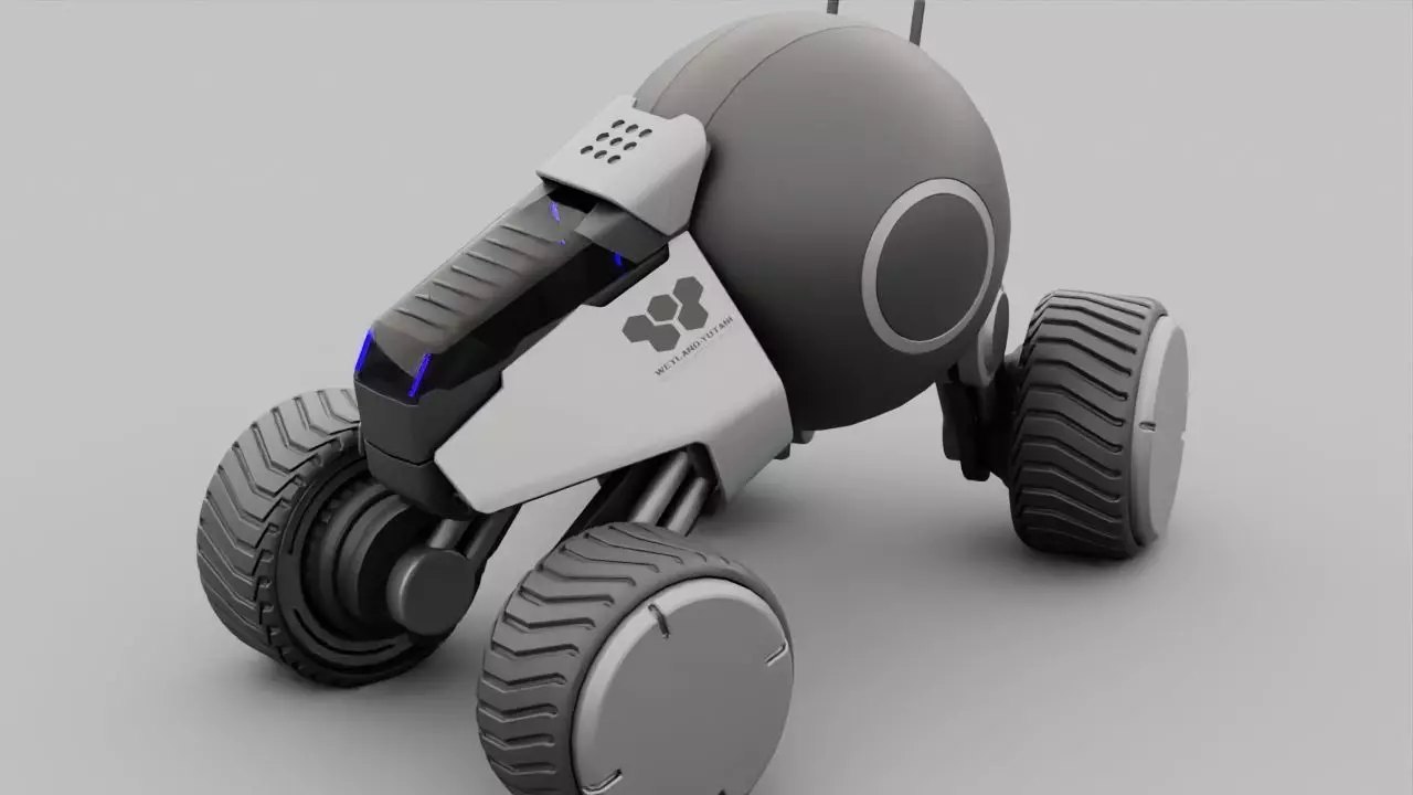 Planet Explorer Mega Truck  rigged 3D model_0