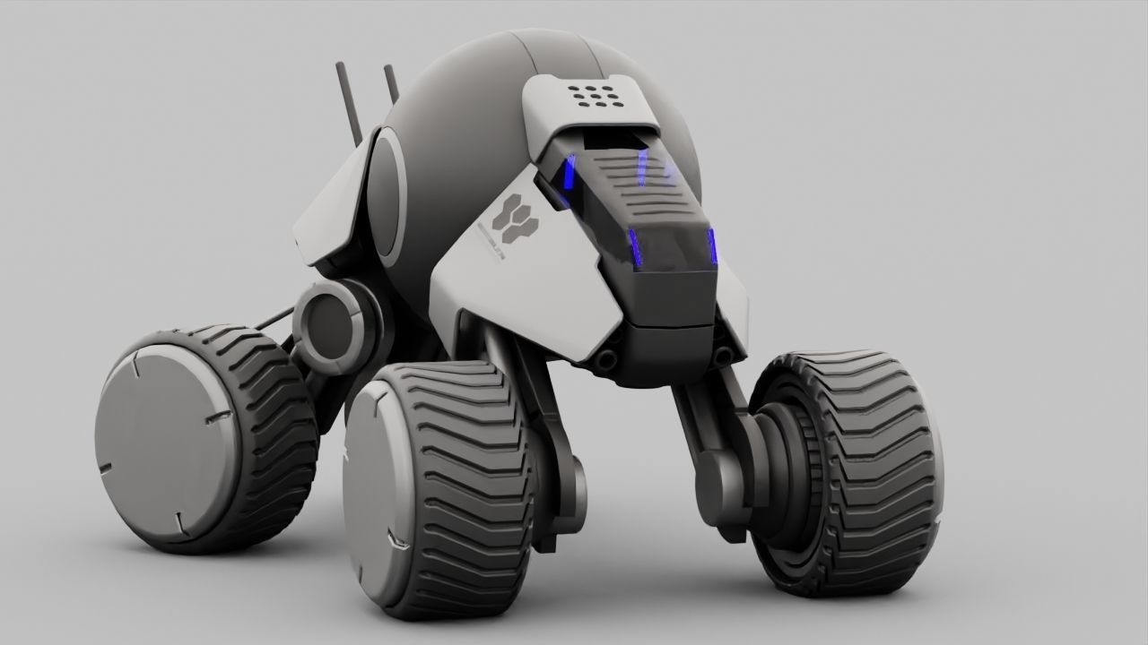 Planet Explorer Mega Truck  rigged 3D model_18