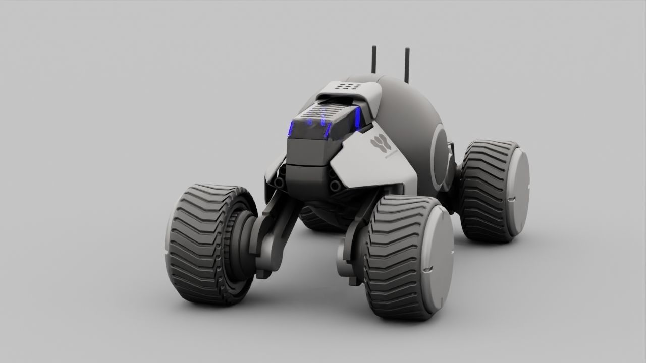 Planet Explorer Mega Truck  rigged 3D model_5