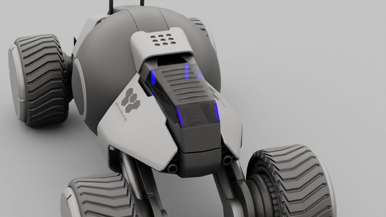 Planet Explorer Mega Truck  rigged 3D model_17