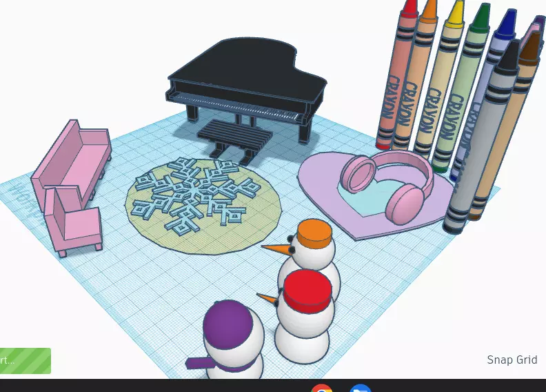 Art room 3D print model