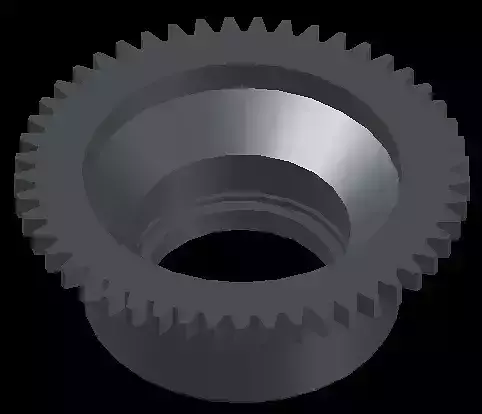 Short travel gear for 5 tonner crane