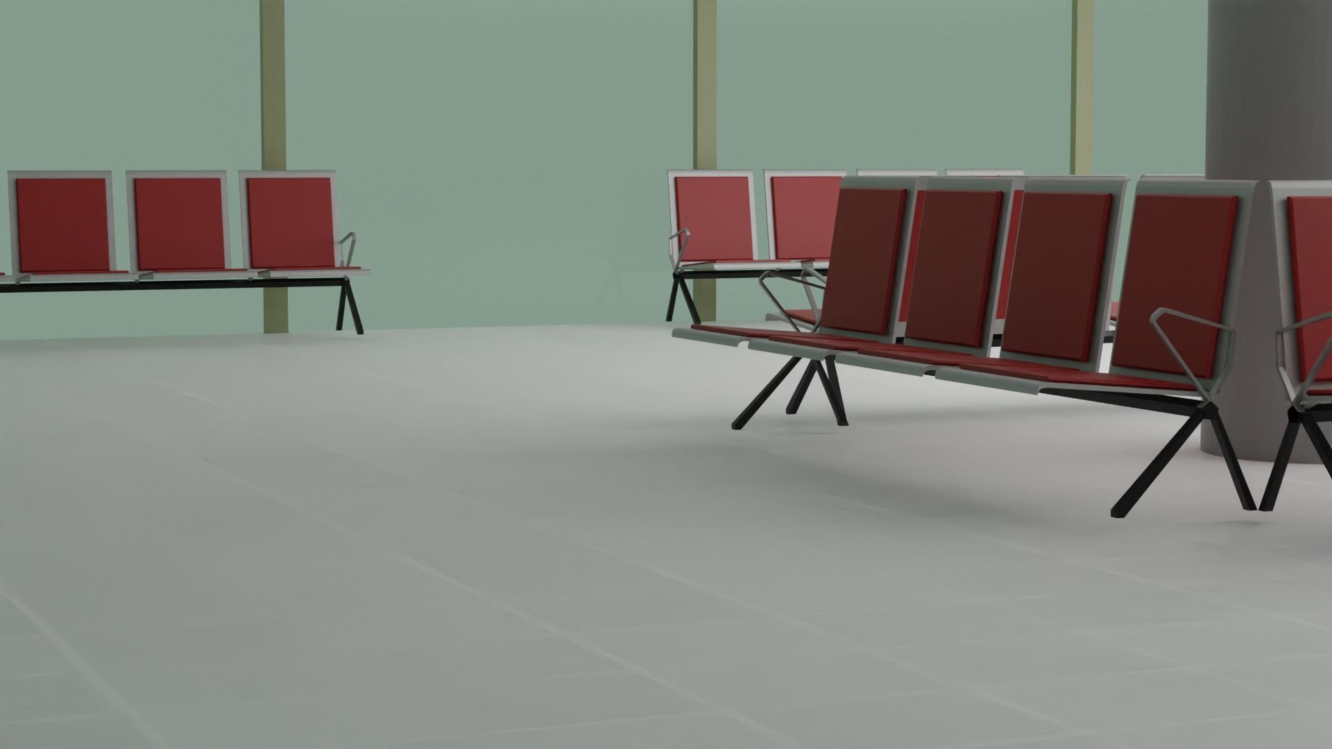 Hospital Interior Low-poly 3D model_5