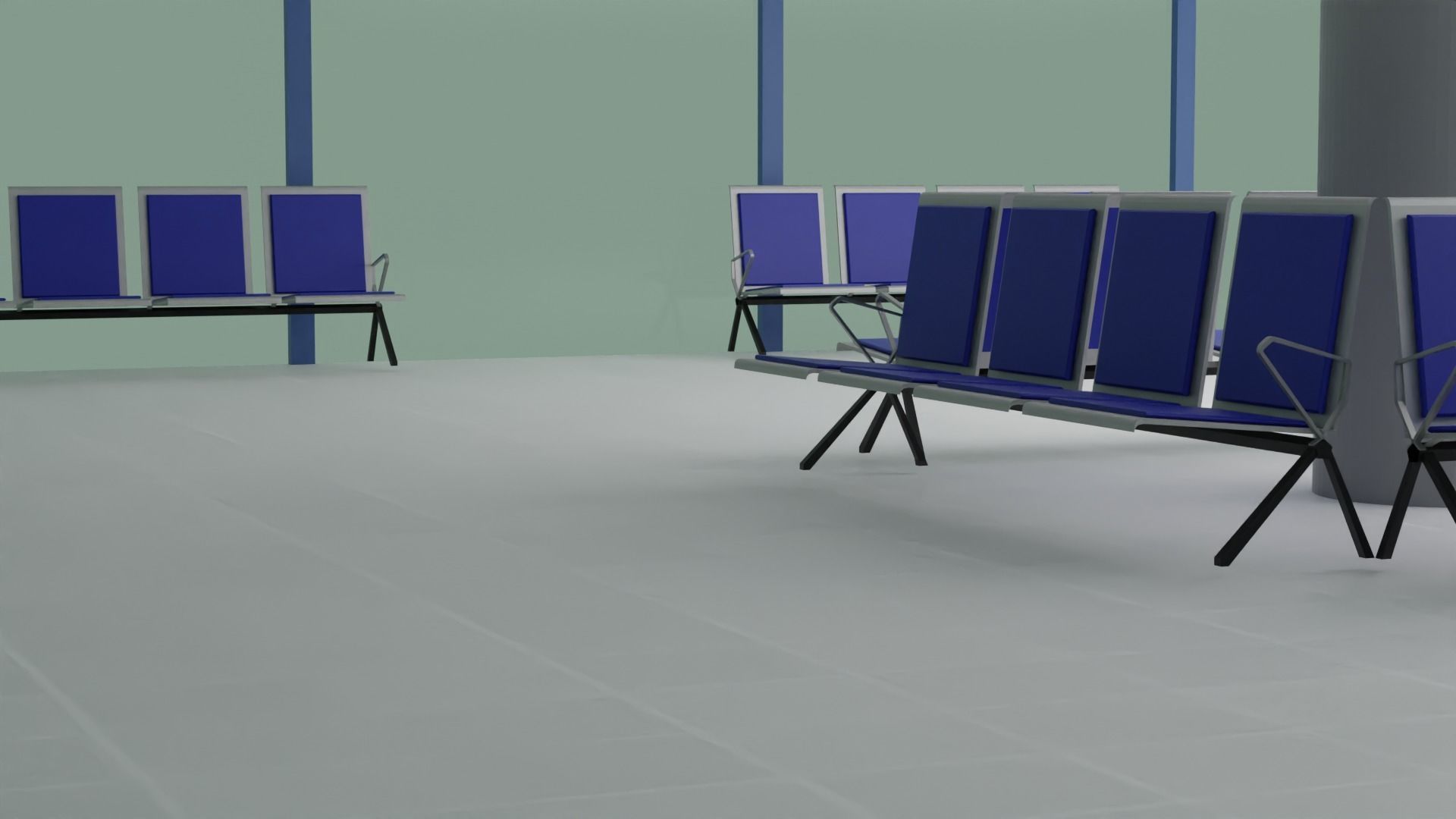 Hospital Interior Low-poly 3D model_5