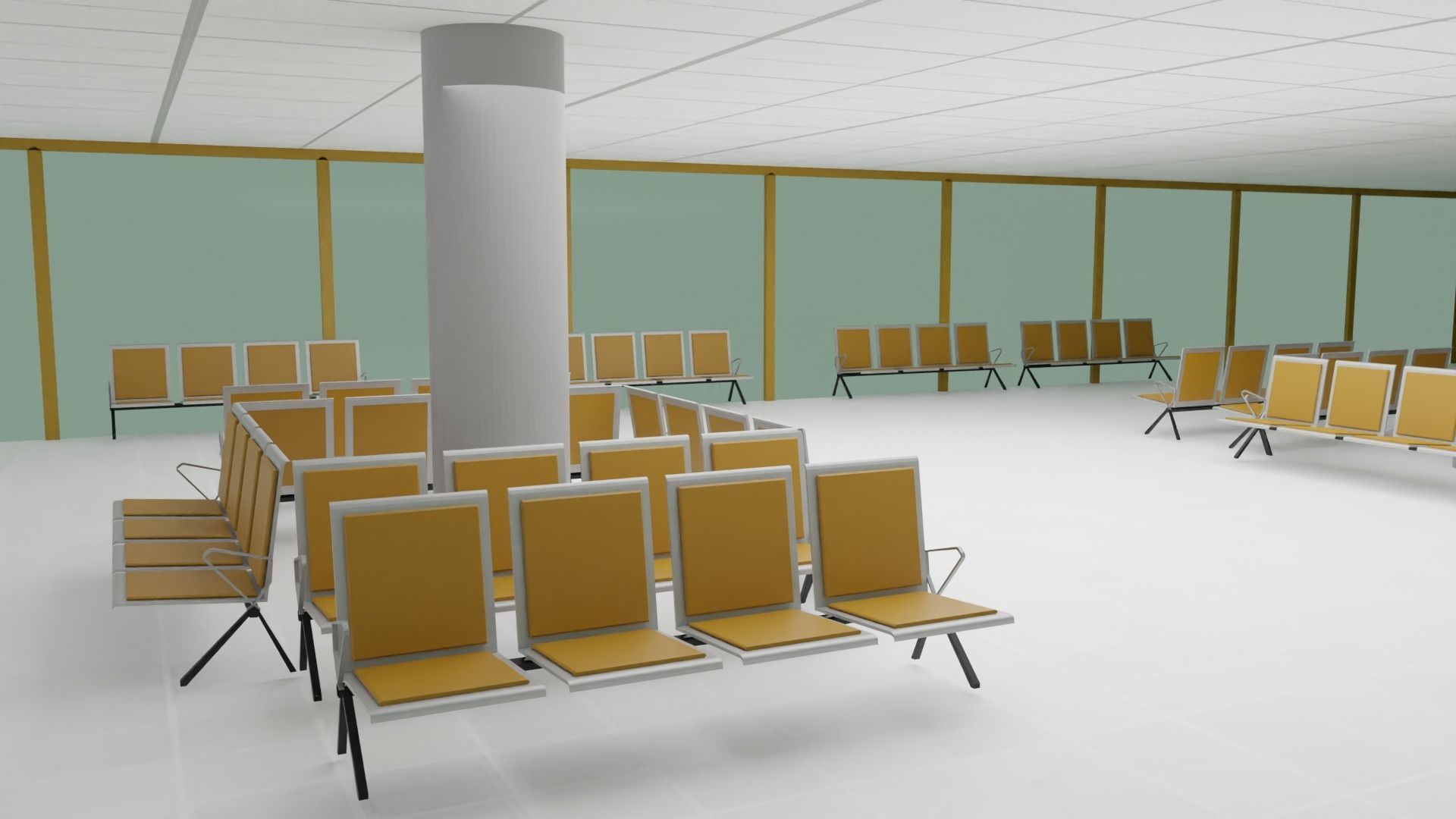 Hospital Interior Low-poly 3D model_2