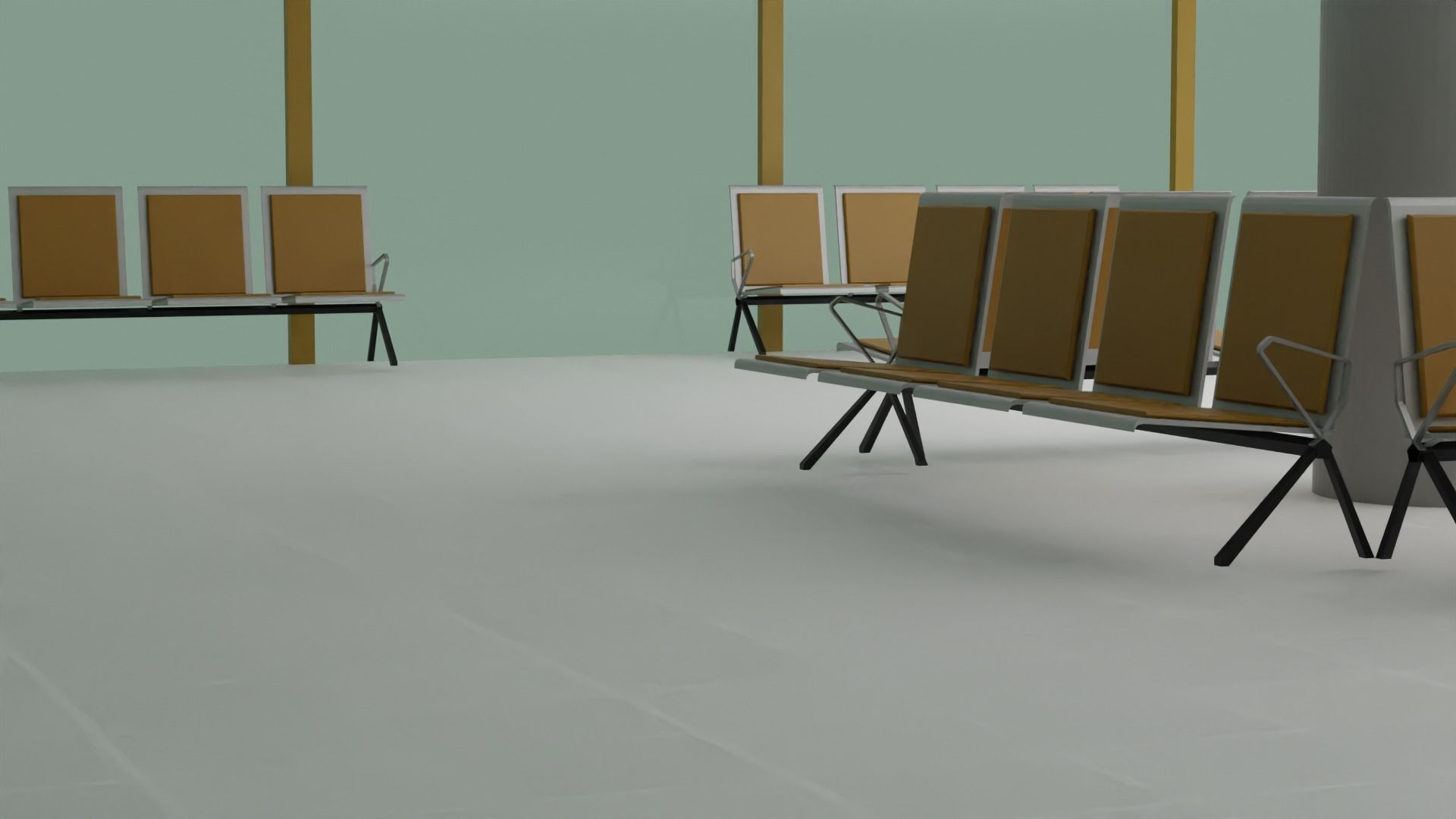 Hospital Interior Low-poly 3D model_5