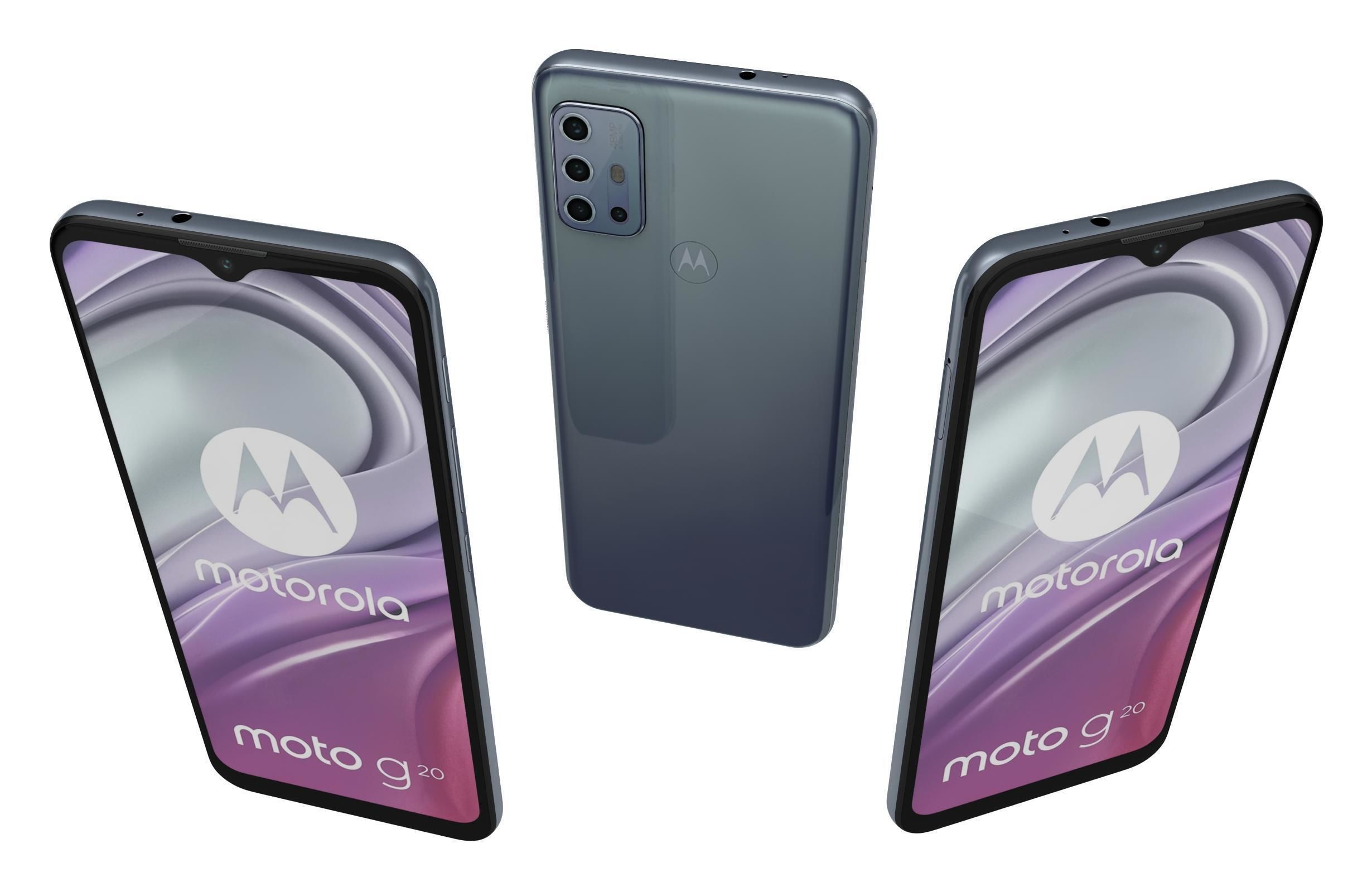 Motorola Moto G20 Gray 3D model_1