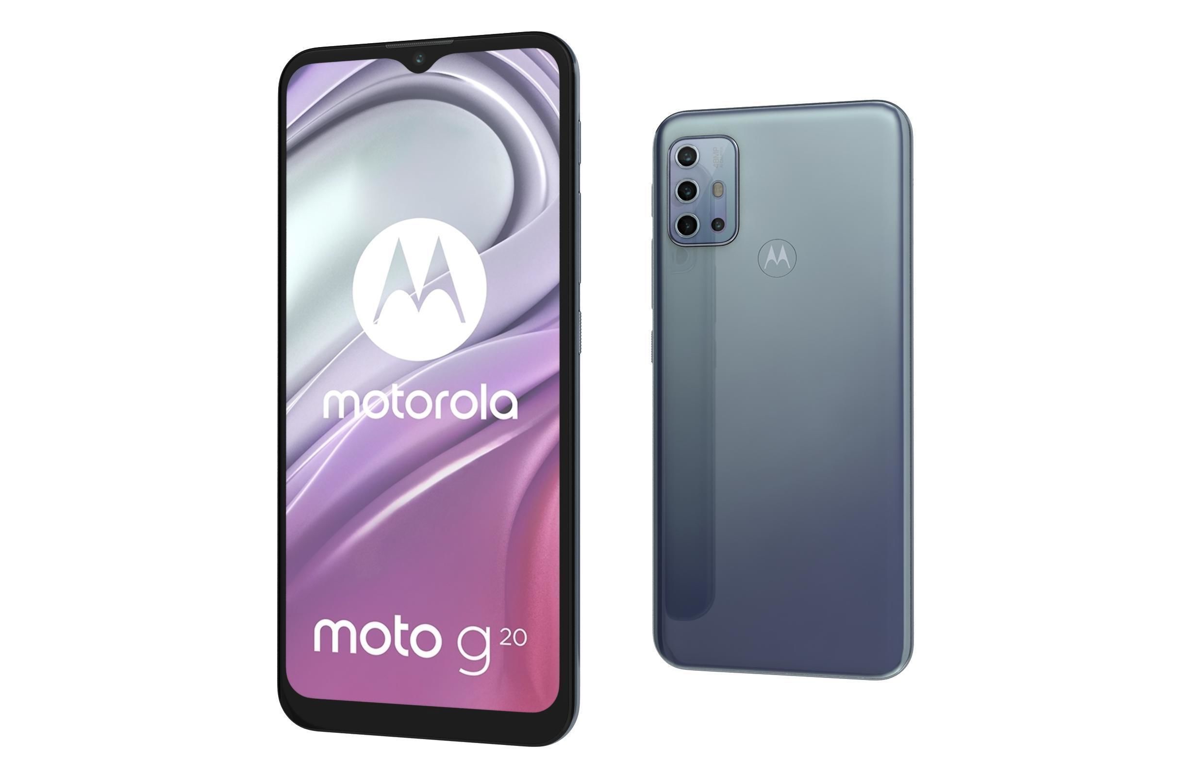 Motorola Moto G20 Gray 3D model_7