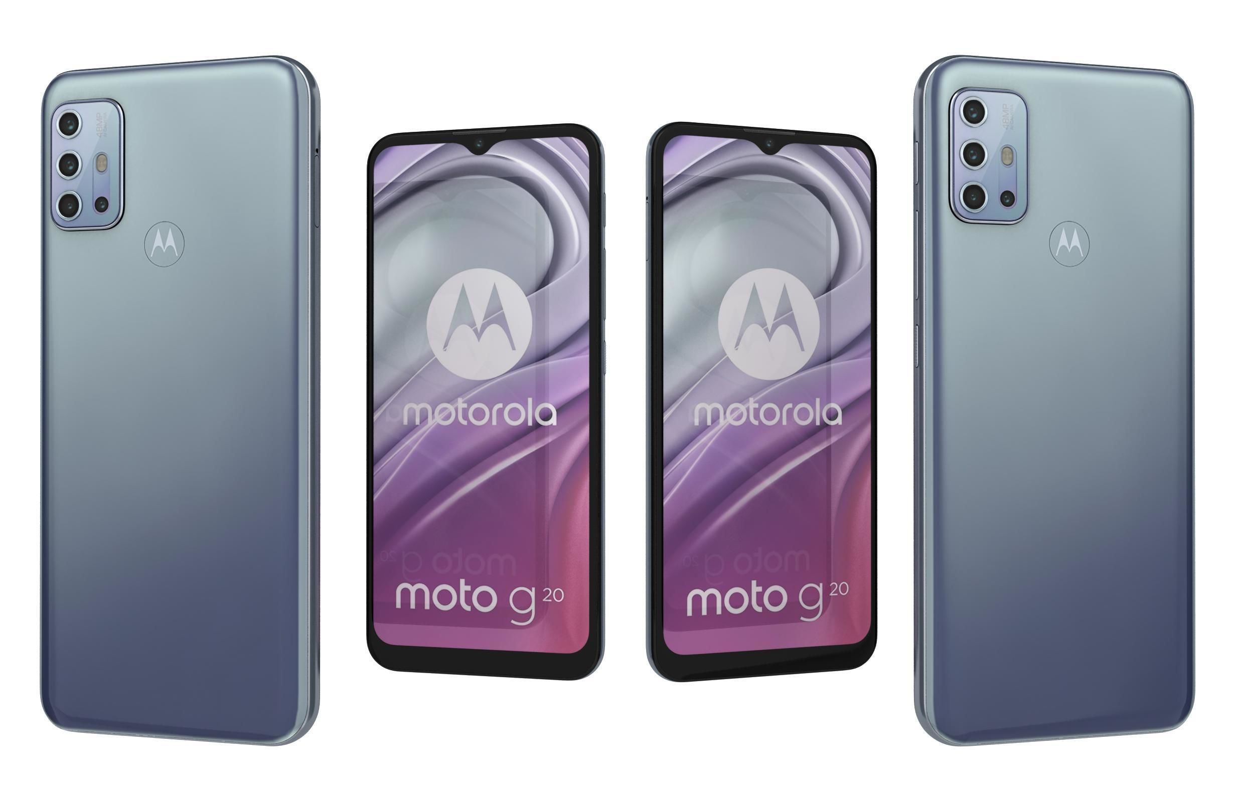 Motorola Moto G20 Gray 3D model_3