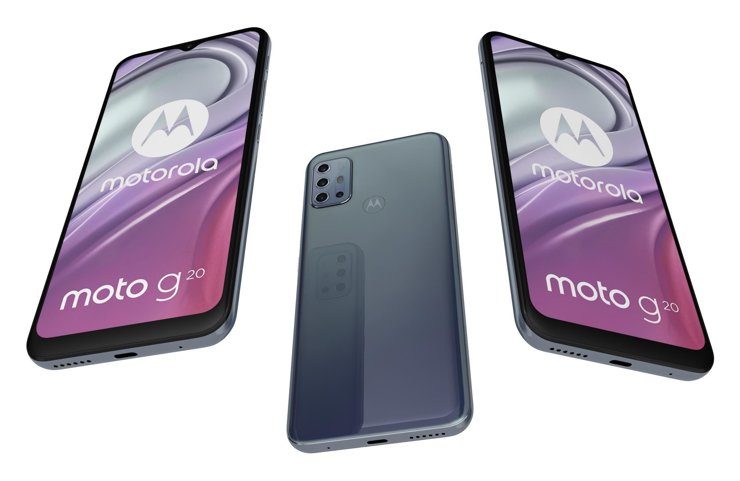 Motorola Moto G20 Gray 3D model_2