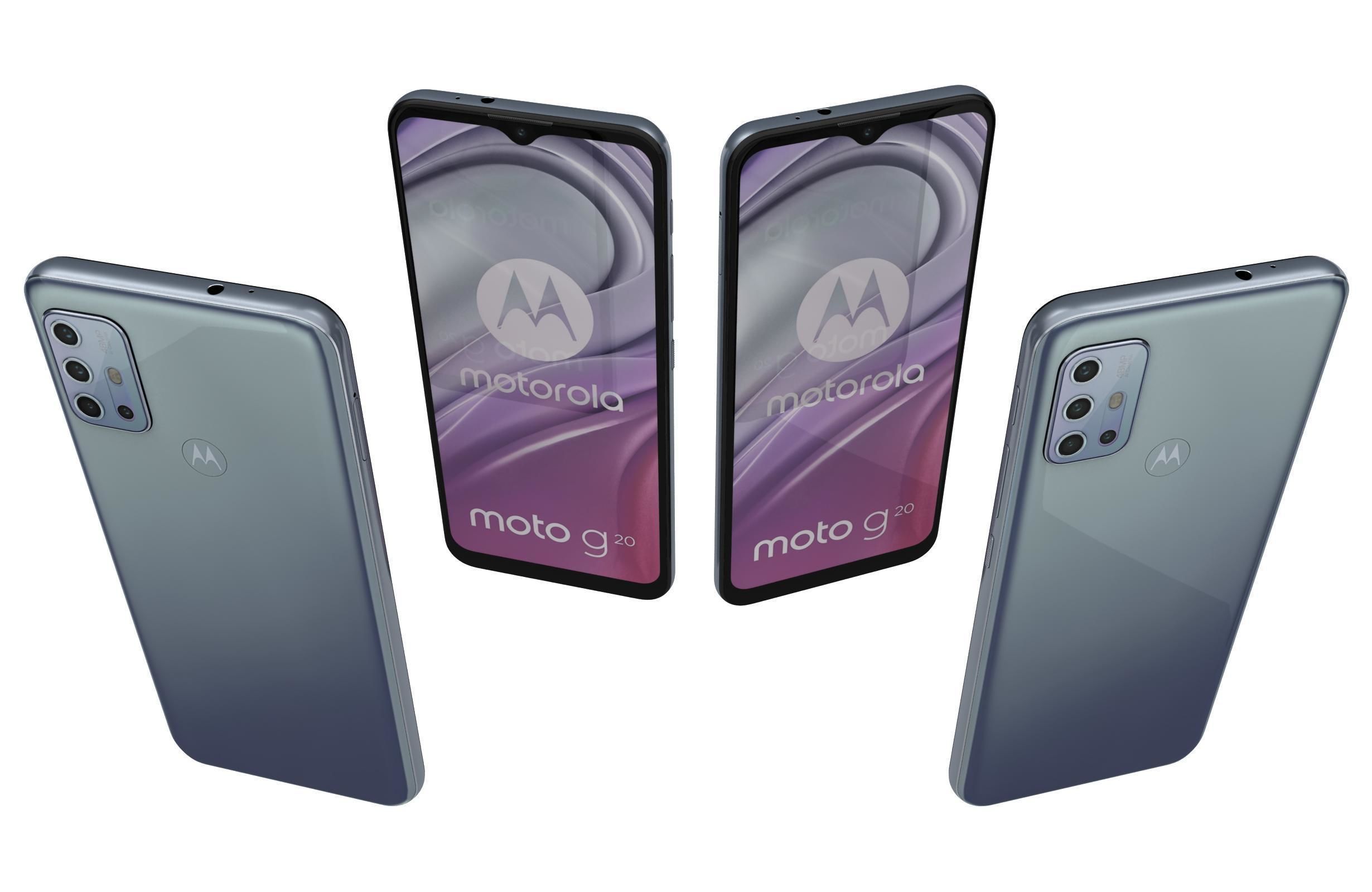 Motorola Moto G20 Gray 3D model_4