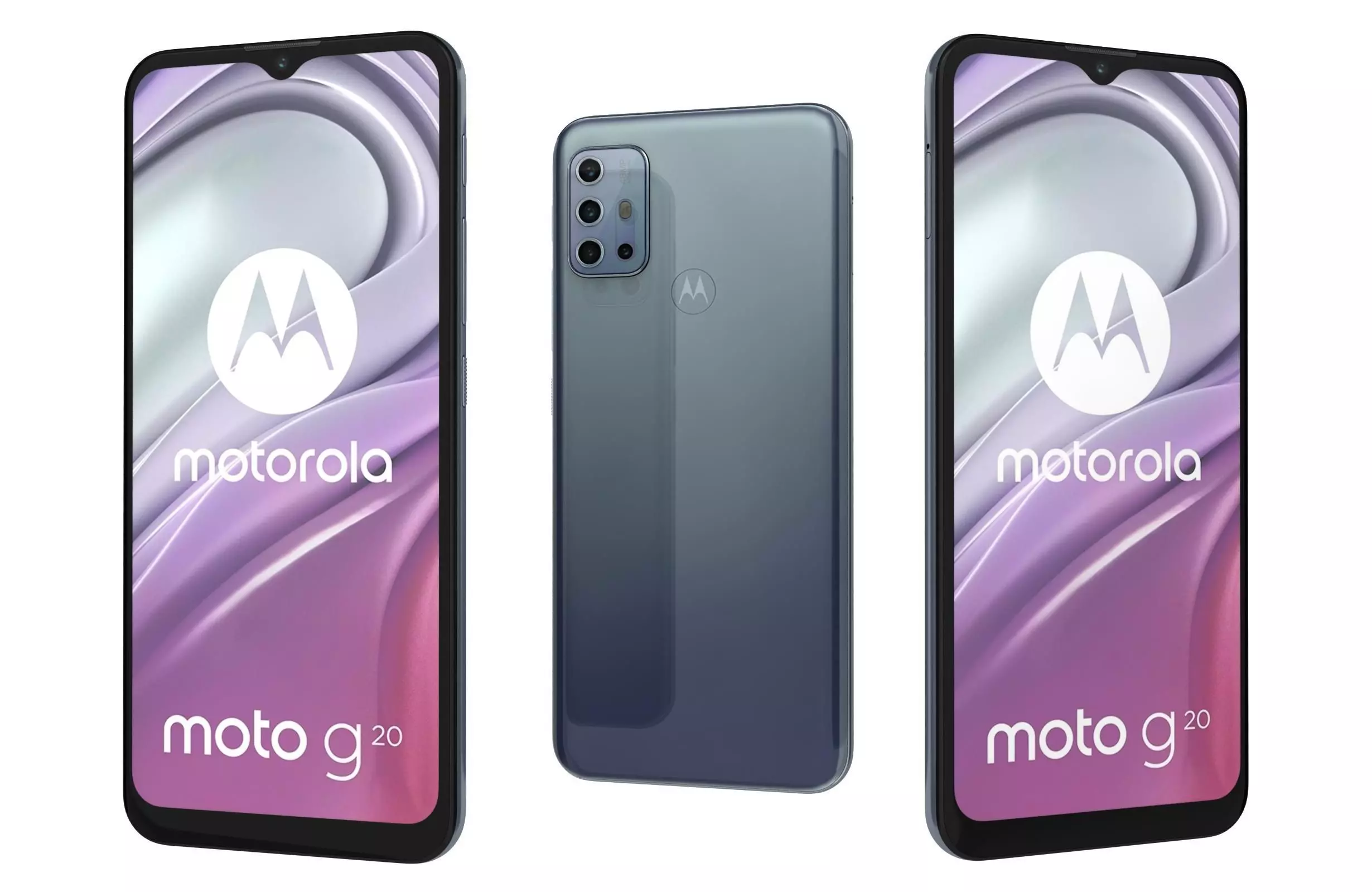 Motorola Moto G20 Gray 3D model_0