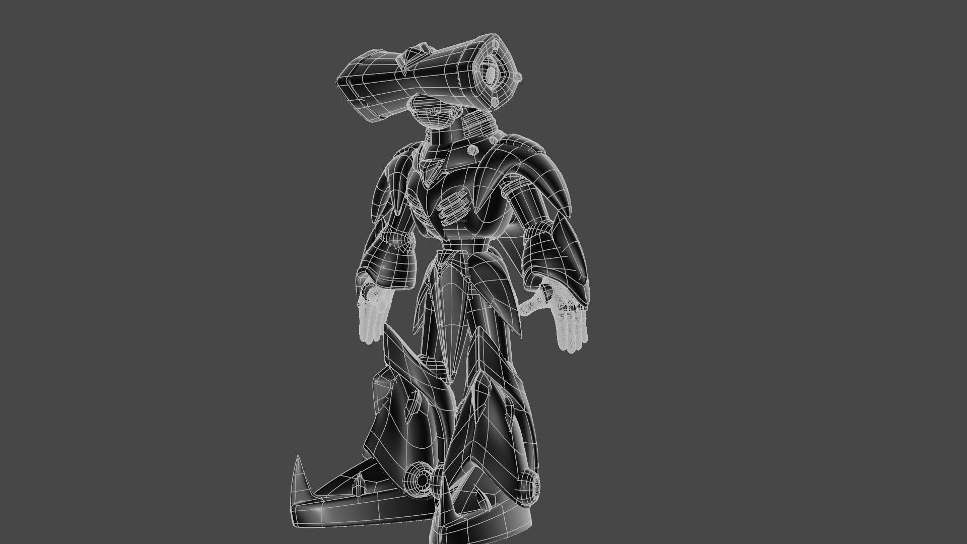 Metal Shark Player 3D model_14